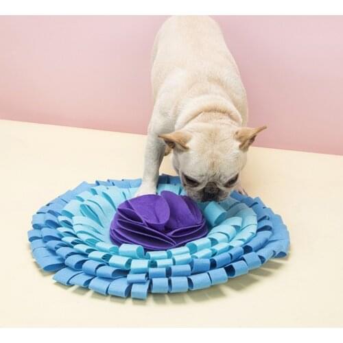 Pet Snuffle Mat Dog Feeding Mat Small Dog Training Pad Pet Nose Work Blanket Non Slip Pet Activity Mat For Foraging Skill