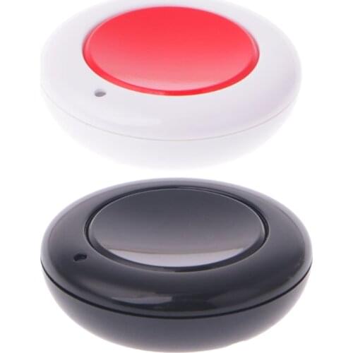 DC 9V 12V 24V 10A 1-Button 433MHz RF Wireless Remote Control Round Transmitter
