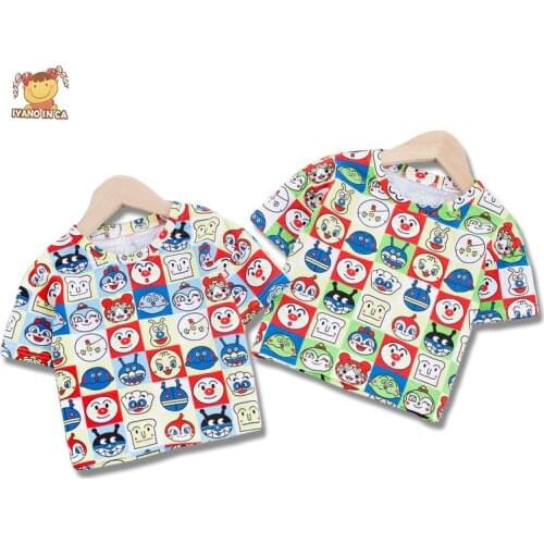 Summer Cotton T Shirt Children Cartoon Clothing Short Sleeve Fashion Kids Baby Boy Cute Girls Tees Toddler Baby Clothes
