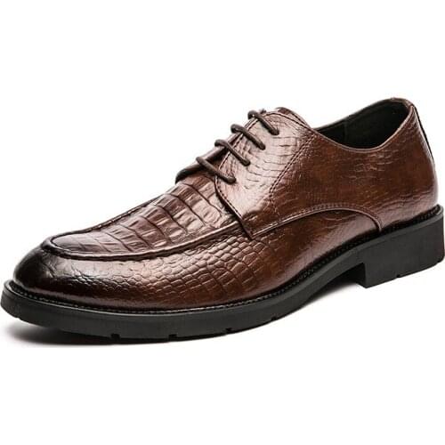 2021 new Mens Leather Shoes Mens Casual Shoes High Quality Male Party Shoes Fashion Black Male Oxford Shoes Big Size 38-47