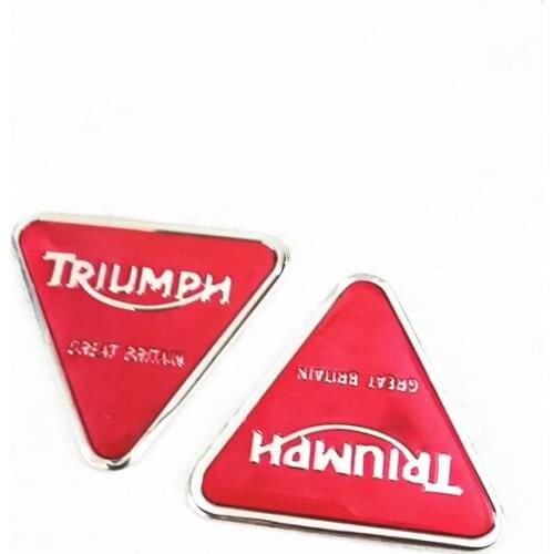 Motorcycle Fuel Tank Sticker Warning Label Stickers for Triumph Supreme helmet Sticker Aluminum Epoxy General Purpose sticker