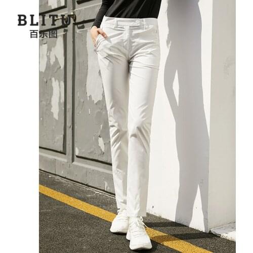 Golf Clothing Womens Pants Sports Casual Mid-Waist Ball Pants Spring and Summer Fashion Slim Lady Golf Pants
