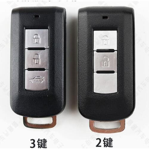 Smart Remote Key Shell Case 2 /3Button for Mitsubishi Outlander Lancer Eclipse Galant Replacement Remote shell