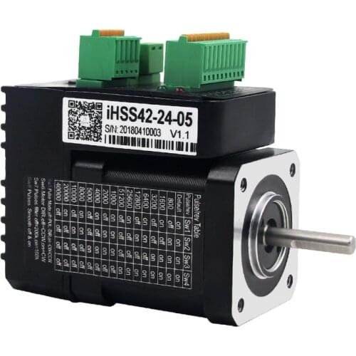 IHSS42-24-05 JMC Nema 17 0.48Nm DC24V Integrated Closed Loop Stepper motor with driver