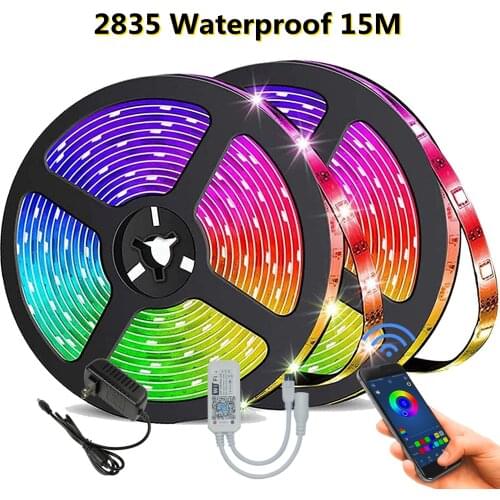 RGB 5050 15M LED Strip Kit Wifi Control Remote Color-Changing LED Light Suitable For Bedroom Home Kitchen Decoration