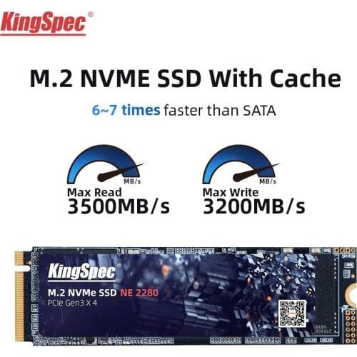 Kingspec NVME whith Dram Cache SSD Hight speed Hard Disk 512GB 1TB 2TB PCIE 2280 Internal Solid State drives For lapop computer