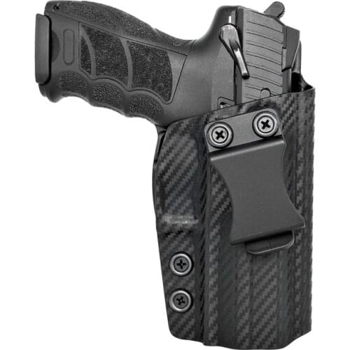 Carbon Fiber Inside the Waistband kydex IWB Internal Holster For HK P30 P2000 Concealment clip Concealed Carry Right Hand Draw