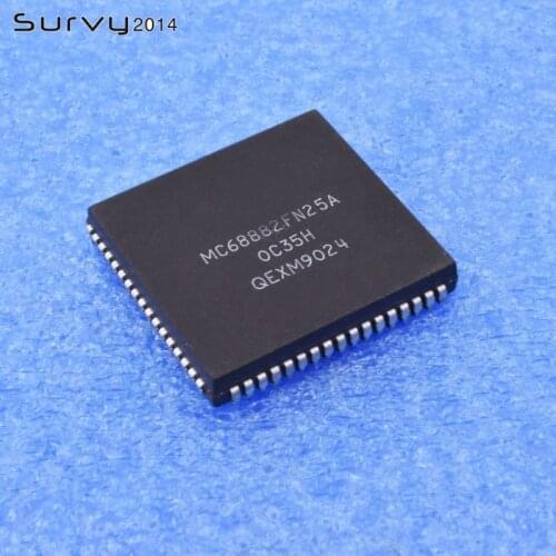 1/5PCS MC68882FN25A PLCC 68PIN HCMOS Enhanced Floating-Point Coprocessor diy electronics