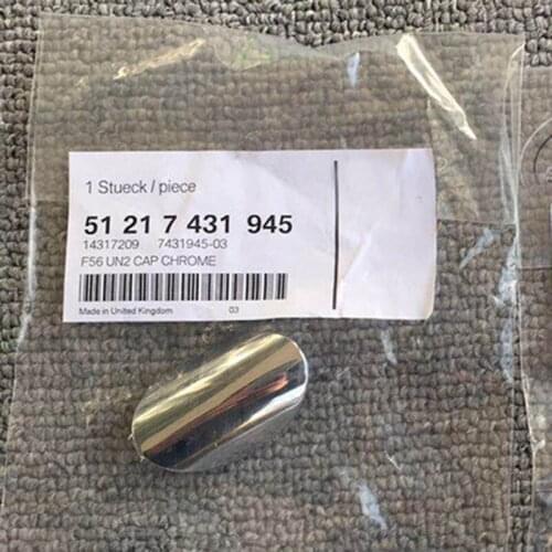 1PCS Car Outside Door Pull Handle Cover For BMW MINI Cooper S One d JCW F55 F56 F57 F60 OE#51217431945 Car Accessories