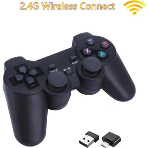 2.4G Wireless Gamepad Remote Joystick For Phone For PS3 / PC / Android / TV Box Game Controller With Micro USB Or Type C