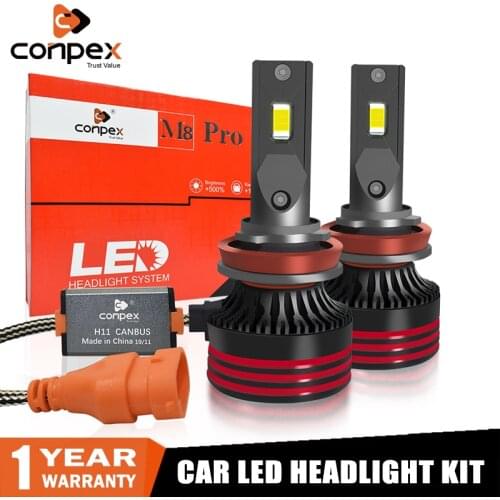 Conpex H7 led bulbs 12v 6000K white canbus lamp 9012 HB2 9005 9006 HB3 HB4 led auto light car accessories H11 h4 led Headlight