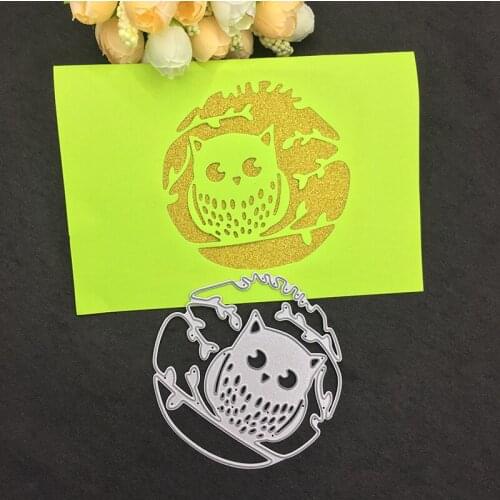 Julyarts New Owl Cutting Dies Metal Cutting Dies for DIY Craft Paper Card Making Scrapbooking Decoration Craft Dies New Arrivals