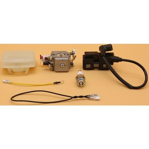 Carburetor Ignition Coil Air Filter Kit For HUSQVARNA 353 340 350 345 346 XP Jonsered 2141 2145 2149 2150 CS2141 Chainsaw Zama
