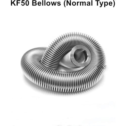 KF50 Normal Type 100-1000mm High Vacuum Bellows Stainless Steel 304 Vacuum Hose Bellows Sanitary Pipe fitting for Vacuum Bellows