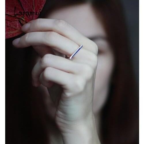 Korean Stainless Steel Rings for Women Celebrity Simple D Letter Ring Birthday Anniversary Gift Fashion Party Jewelry