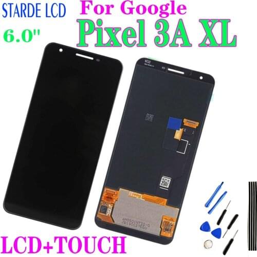Original Display For Google Pixel 3AXL LCD Display Touch Screen 3A XL G020F Display LCD Screen Glass Panel Assembly