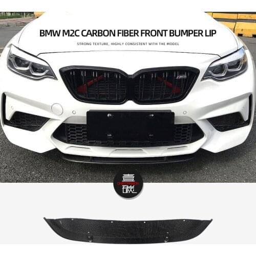 Carbon Fiber Front Bumper Lip Spoiler Splitters for BMW M2C 2016-2019 Bumper Guard