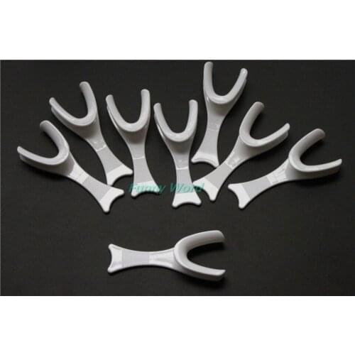 Sale 8pcs Dental Retractor for Side Lip Expander Oral Mouth Cheek Opener single-White