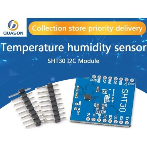 SHT30 Shield for WEMOS D1 mini SHT30 I2C digital temperature and humidity sensor module