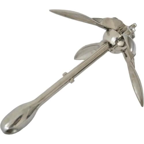 2.5kg 316 Stainless steel Folding anchor for small boat