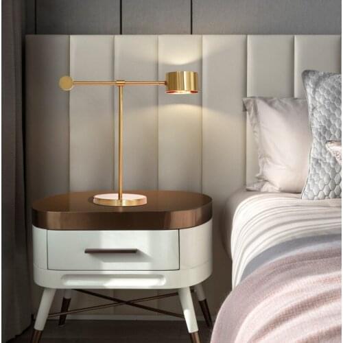 Nordic post modern desk lamp fashion hardware living room art study simple bedside bedroom designer hotel