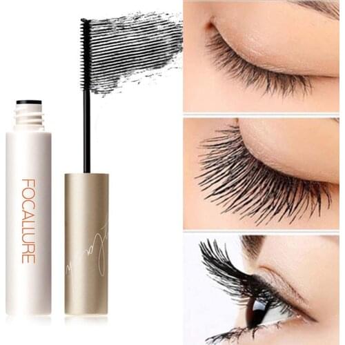 Black/Brown Mascara Volume Lengthens Eyelashes Waterproof Mascara 3mm Brush Heads Professional Cosmetics Eyes Makeup Tools 6g