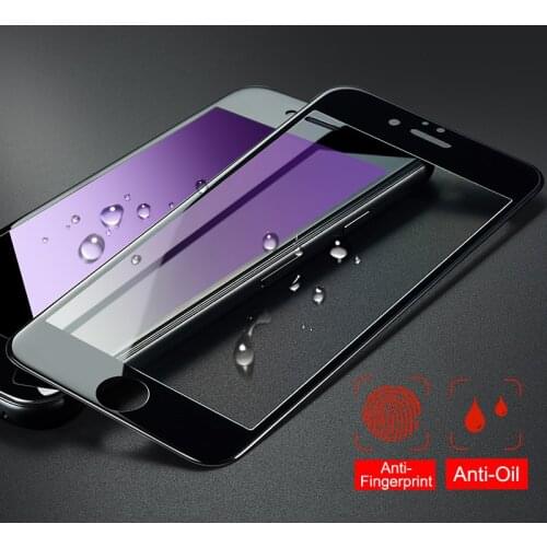 0.26mm Explosion-proof Tempered Glass For iPhone 6 6S 7 8 Plus 5 5S SE 4.7" Anti-Scratch Film Screen Protector Full Coverage