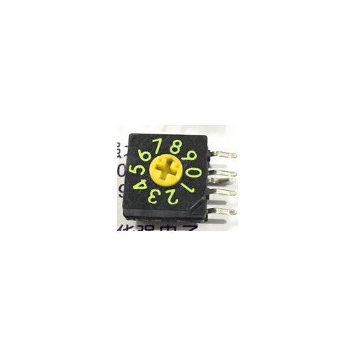 0-9 / 10 bits 8421 C Rotary encoder DIP switch DRR 3010 Cross hole free shippping