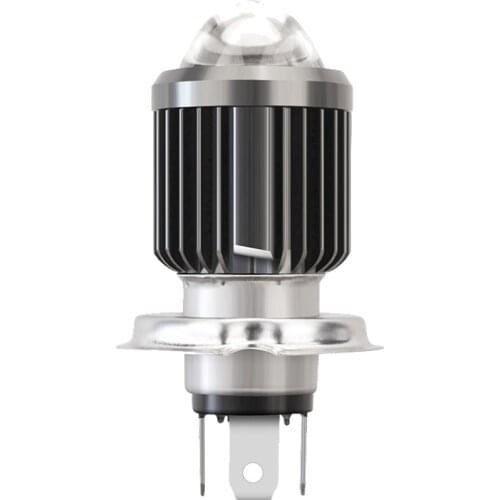 1pcs mini Projector lens H4 LED BA20D H6 Motorcycle Headlight Bulbs Hi Lo beam Moto LED Headlight Lamp 6500K White 3000K yellow