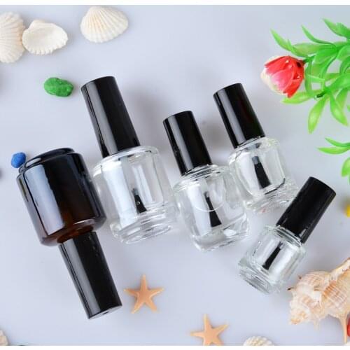 10 pieces set Nail polish bottled nail polish empty bottle glass brush nail polish mixing small empty bottle 16/14/8/5ml