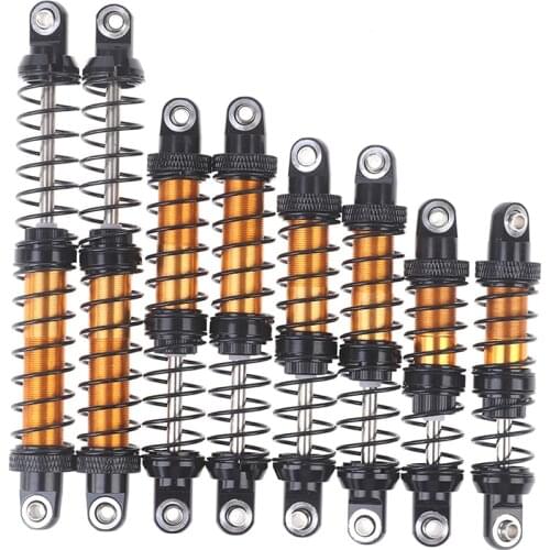 2Pcs Metal 70mm 80mm 90mm 100mm 110mm 120mm Shock Absorber Oil Damper for 1/10 RC Crawler SCX10 90046