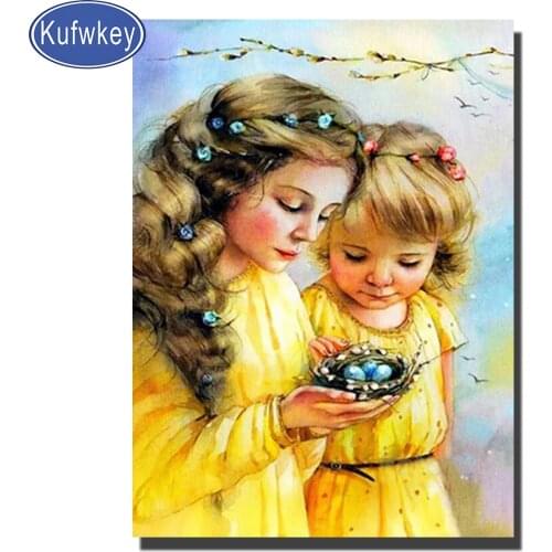 5d Diy diamond embroidery mosaic" Moon Girl Handcraft gift "cross stitch 3d diamond painting Full square/Round Drill Wall Art