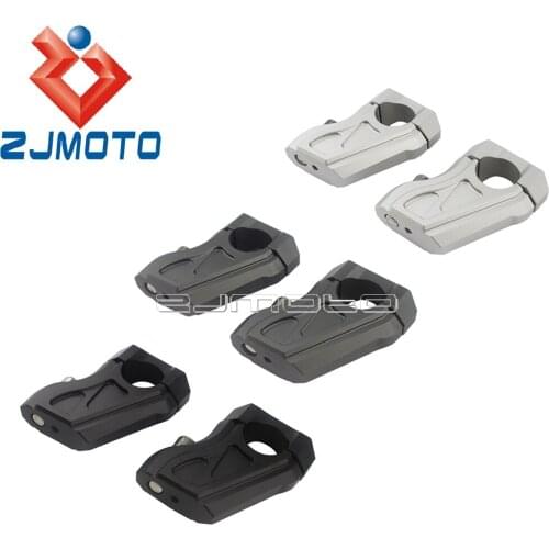 Motorcycle Aluminum Handlebar Risers For BMW R9T R NINET 2014-2017 Handle Bar Adapters Handlebar Mount Extend Clamps