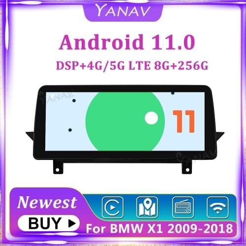 2Din Android 11.0 Car Radio For BMW X1 Series E84 E48 F48 2009-2018 Stereo Receiver Auto GPS Navigation Video DSP Carplay 8+256G