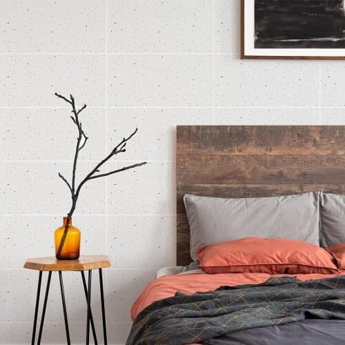 Ochre Red Terrazzo Self-adhesive Marble Floor Tile Wall Sticker PVC Oil-proof Waterproof for Home Living Room Bedroom