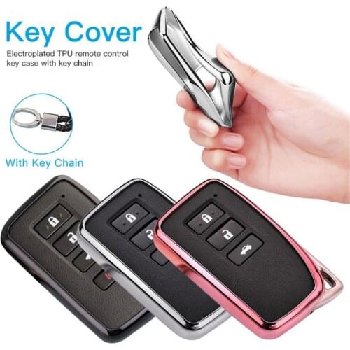 Soft TPU Car Key Cover Case For NX GS RX IS ES GX LX RC 200 250 350 LS 450H 300H Car Styling Key Protection Car Accessories