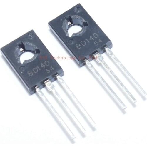 100pcs 50PCS BD139 +50PCS BD140 D139+D140 TO-126 NPN 1.5A 80V NPN Epitaxial Triode Transistor new original