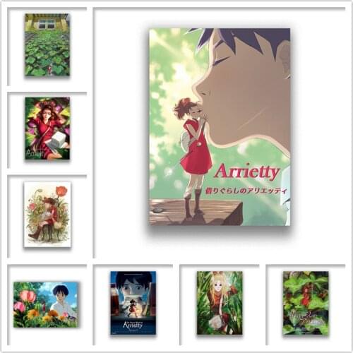 Arrietty White Coated Paper Prints painting Home Decoration Livingroom Bedroom Bar Home wall Art