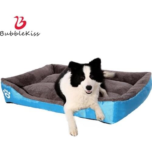 Bubble Kiss Dog Bed Large Pet Cat Dog Bed Warm Cozy Dog House Soft Nest Bed Dog Baskets Mat Dog Supplies Kennel Dog Accessories