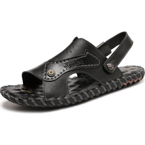 Summer Comfortable Leather Office Men Sandals