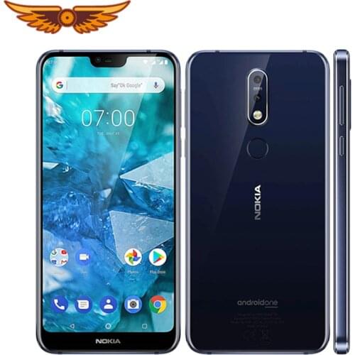 Original Unlocked Nokia 7.1 Octa-core 5.84 Inches 3GB RAM 32GB ROM 12MP LTE Single SIM Android Smartphone Fingerprint Cellphone