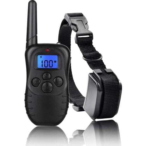 Dog Training Collar With Remote Electric Vibration Sound Shock Equipment Professional Noise Pet Bark Control Training Dog Collar