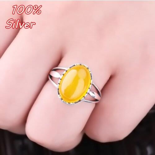 925 Sterling Silver Color Base Inlaid Wax Turquoise Ring Blanks Settings Adjustable Ring DIY Jewelry 10*14MM 12*15MM