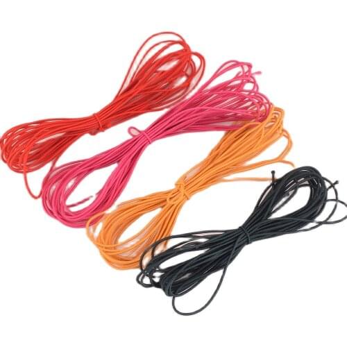1 mm Strong Elastic Rope dark green/yellow/red/plum red Beads Core Sewing Tool For Bracelet Necklace Jewelry Making DIY Masks