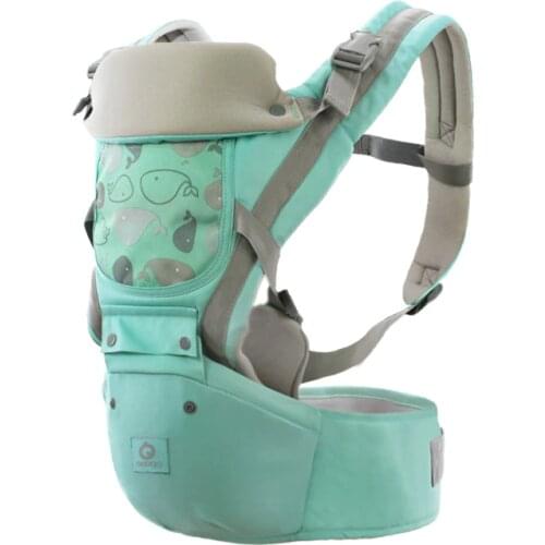 Aiebao Baby Carriers Hipseat Prevent O-type Legs 3 in 1 Carry Style Load 20Kgs Ergonomic Exclusive Save Effort Infant Kid Sling