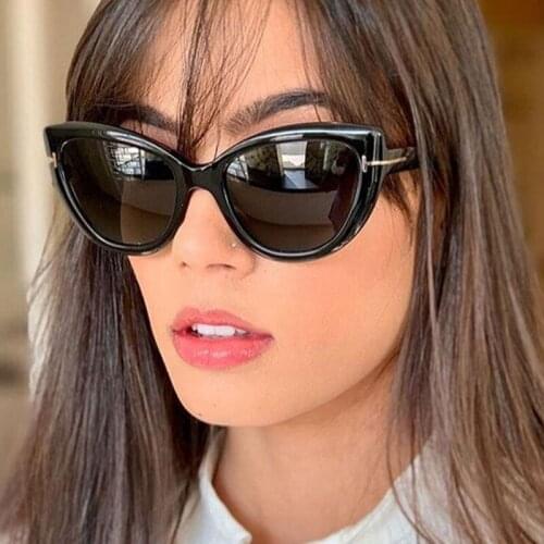 Vintage Cat Eye Sunglasses Women 2021 New Brand Black Clear Shades Glasses Fashion Cateye Sunglasses Female Eyewear