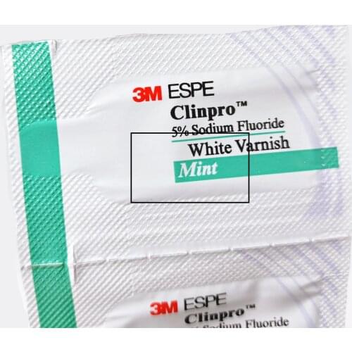 Dental 3M ESPE 5% Sodium Fluoride White Varnish Mint Original 0.5ML Kids