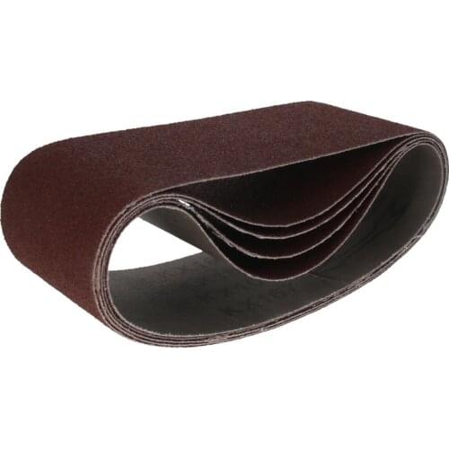Utoolmart New 457*75 Size Sanding Belt 80/100/180/240 Grit Alumina Grinding Abrasive Belt High Quality 5pcs/10pcs/15pcs