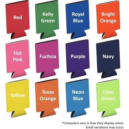 Stock Blank Beer Can Coolers Plain Bulk Collapsible Foam Soda Cover Coolies shipping in 24 hours