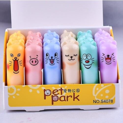1PC Kawaii Lipstick Pet Park Lip Balm Moisturizing Waterproof Long Lasting Anti-drying Color Mood Changing Natural Lip Balm
